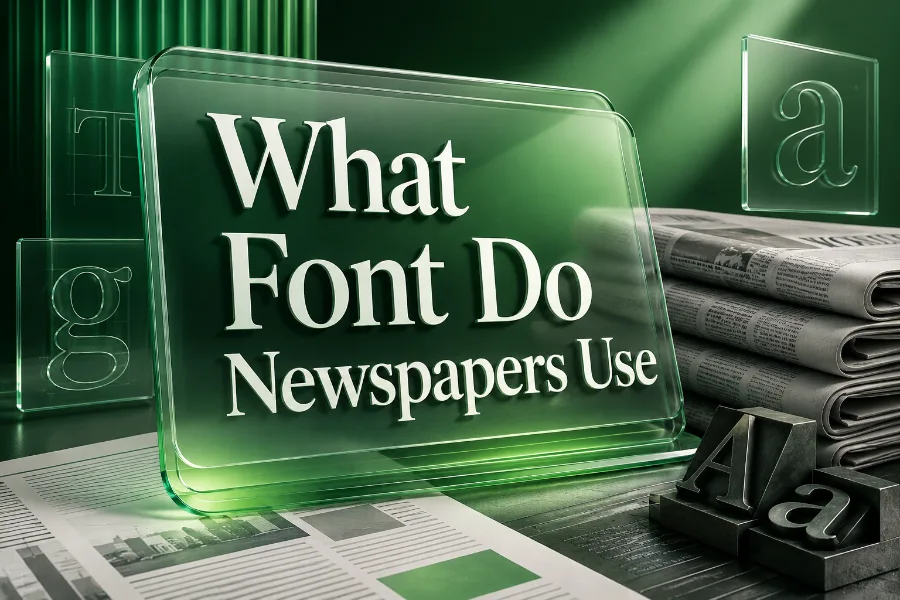 What Font Do Newspapers Use? Best Newspaper Fonts